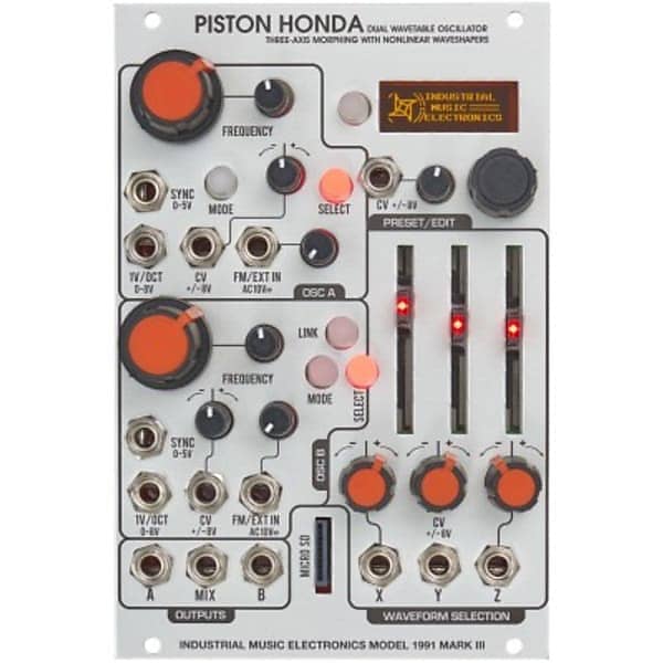 Industrial Music Electronics Piston Honda MKIII image 1