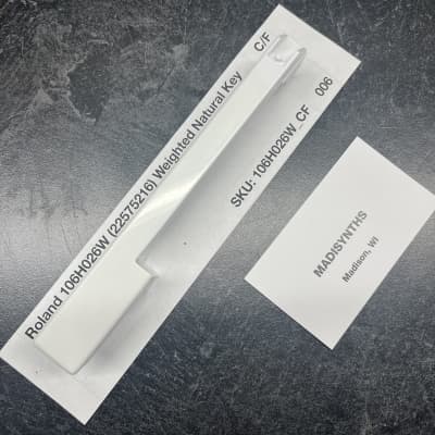 ORIGINAL Roland Replacement Weighted C/F Key (106H026W) for D-50, JX-8P, JX-10, Juno-2, etc