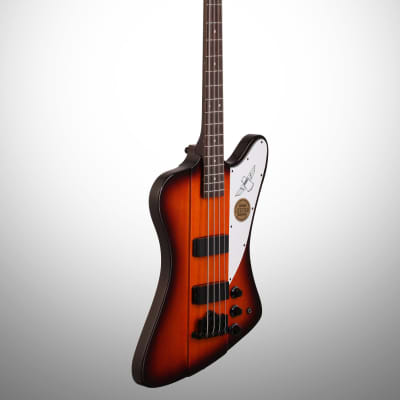 Epiphone Thunderbird IV Electric Bass, Vintage Sunburst image 4