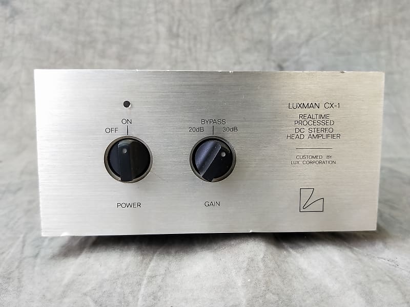 LUXMAN CX-1 REALTIME PROCESSED DC STEREO HEAD AMPLIFIER In