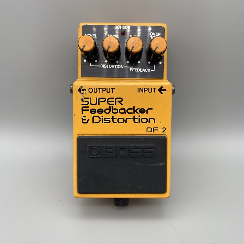 Boss DF-2 Super Distortion and Feedbacker 1984 - Orange | Reverb