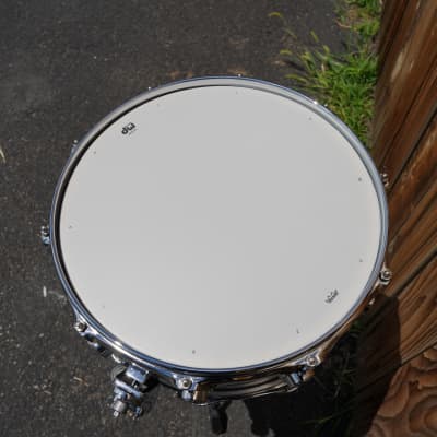 DW USA Collectors Series - Ebony Chaos FP - 6.5 x 14" Pure Maple SSC Shell With Ring's Snare Drum (2023) image 7