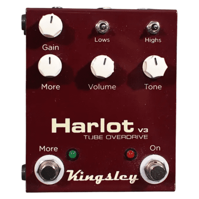 Kingsley Harlot v3 チューブオーバードライブ Kingsley Harlot V3 | Dynamic Tube Overdrive! (No Talking