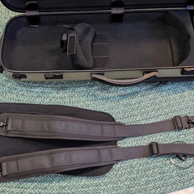 Violin case Yinfente  brand 4/4 size carbon fiber  2020 Brushed aluminum image 12