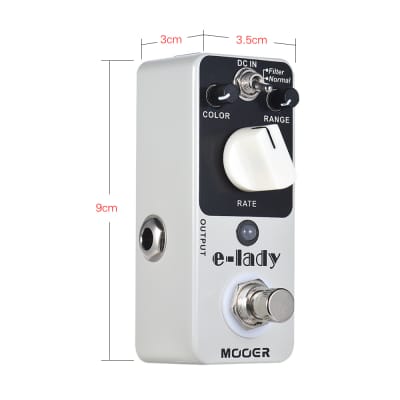 MOOER E-Lady Classic Analog Flanger Electric Guitar Effect Pedal True Bypass image 5