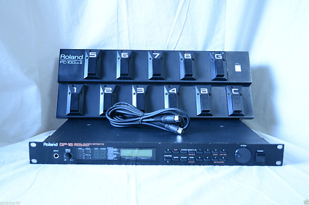 Roland GP-16 Digital Guitar Effects Processor with FC-100mkII Foot 