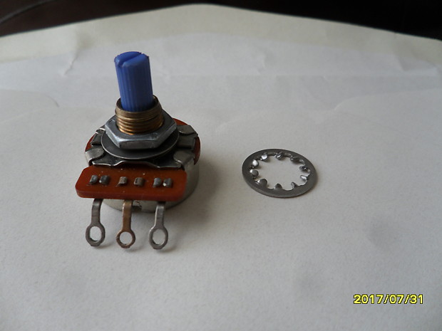 1977 70s CTS potentiometer pot 250k, fender gibson NOS never used 1377737  021857