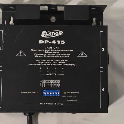 Elation DP-415 4-Channel DMX Dimmer Switch | Reverb