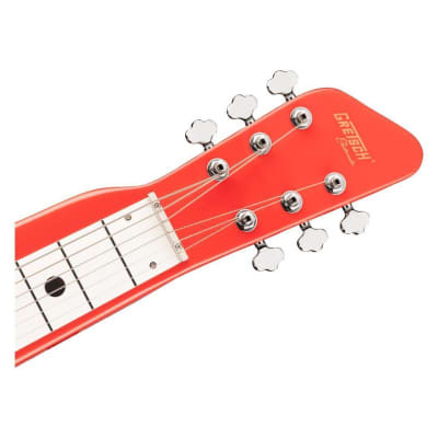 Gretsch G5700 Electromatic 6-String Right-Handed Lap Steel Electric Guitar with Gloss Finish and Mahogany Body (Tahiti Red) image 5