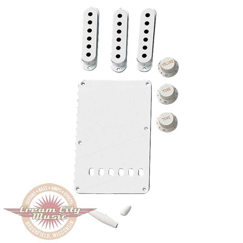 Fender Stratocaster Accessory Kit - White image 1