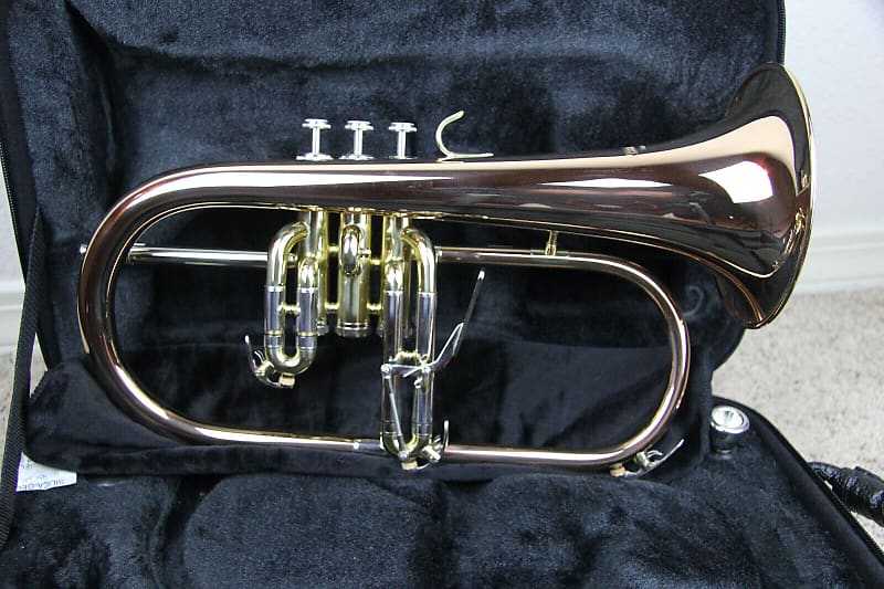 Demo! Wisemann Rose Brass Flugelhorn FLH600 Bflat includes Reverb