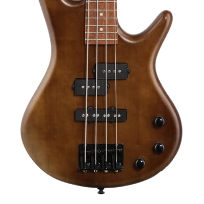 Ibanez GSRM20 Mikro Electric Bass Guitar Walnut Flat image 3