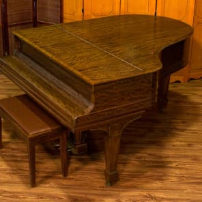 Steinway Model O Grand Piano - Made in USA 1903 - Flame Mahogany Finish - FREE Delivery in USA image 3