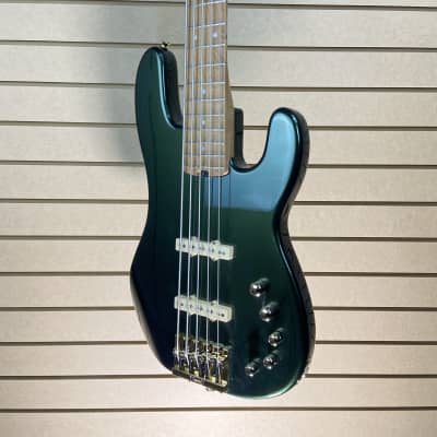 Charvel Pro-Mod San Dimas Bass JJ V -  Lambo Green Metallic + FREE Shipping #040 image 3