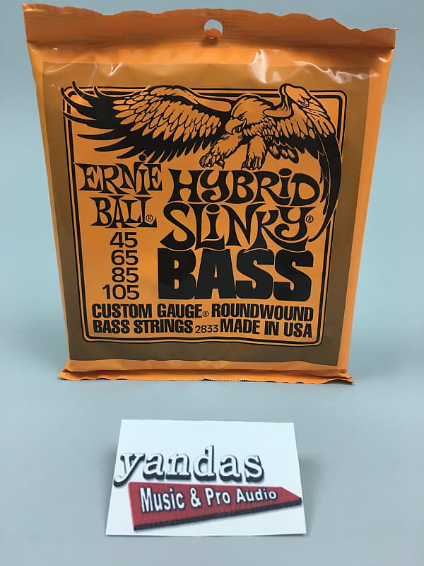 Ernie Ball Slinky Series Bass Guitar Strings - Hybrid Slinky image 1