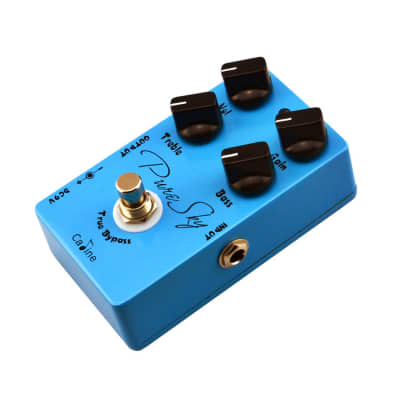 CALINE Cp-12 Pure Sky Overdrive Boost True Bypass (Original Black Knob and Lettering ver) NEW image 3
