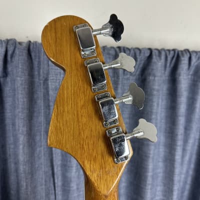 1970s Mini Electric Bass 3-Tone Sunburst (RESTORED) image 5