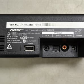 Bose Solo TV Soundbar 418775 with Remote | Reverb