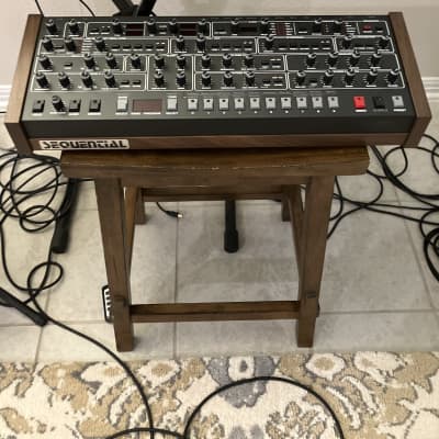 Sequential Prophet-6 Desktop 6-Voice Polyphonic Synthesizer 2018 - 2020 - Black with Wood Sides