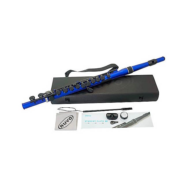 Nuvo Student Plastic Flute 2.0 - Blue/Black image 1