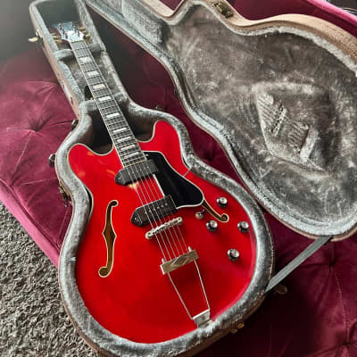 Eastman T64/TV-T-RD Thinline Electric Antique Red w/ Trapeze image 8