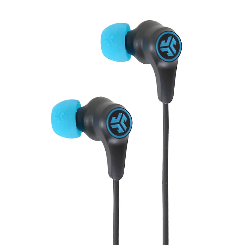 JLab Play Gaming Wireless Bluetooth Earbuds - Black/Blue | Reverb