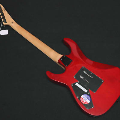 ESP LTD M-200FM Electric Guitar Red See Thru - W/Setup & Bag image 4