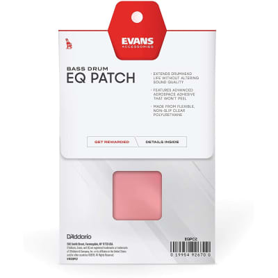 Evans EQ Clear Plastic Double Patch image 3