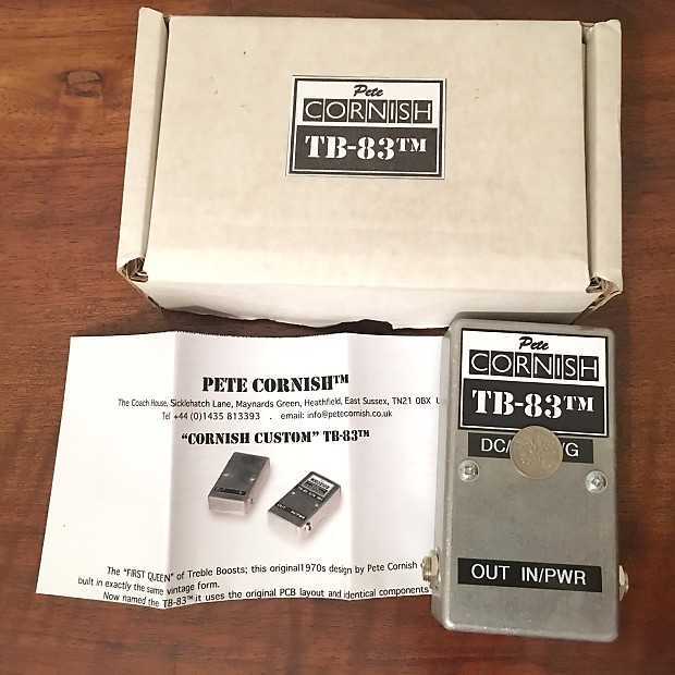 Pete Cornish TB-83 Treblebooster | Reverb
