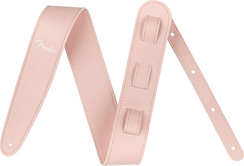Fender  Vegan Leather Strap, Shell Pink, 2.5