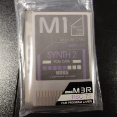 Korg M3R RSC-7S Memory Cards M1 Synth 2 1989 image 1