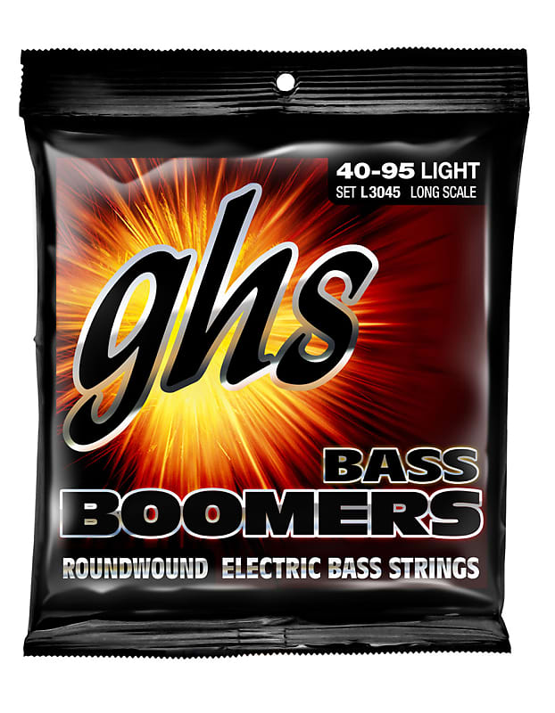 1 Set GHS L3045 Bass Boomers Light Gauge Long Scale Bass Guitar Strings 40-95 image 1
