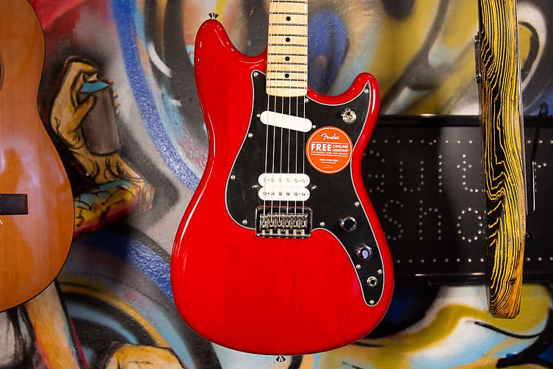 Fender Duo-Sonic HS 2020 Crimson Red Transparent image 1