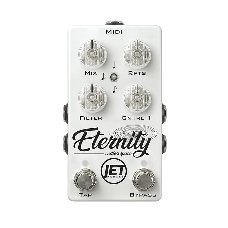 Jet Pedals Eternity Delay White Reverb