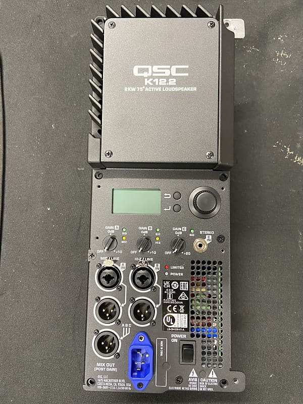 QSC K12.2 Amp module Reverb
