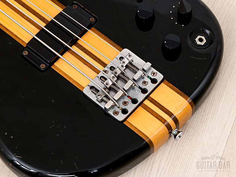 1985 Aria Pro II SB-1010 Medium Scale Vintage Neck Through Bass w