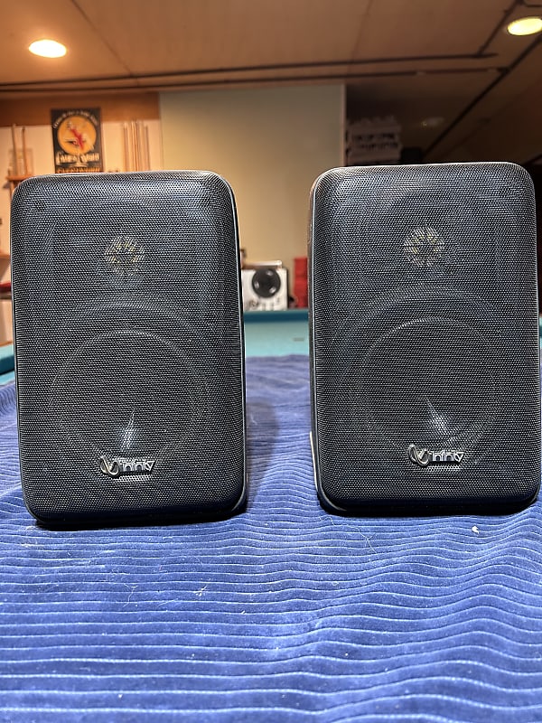 Infinity Infinitesimal Four Speaker pair late 1990's - Black