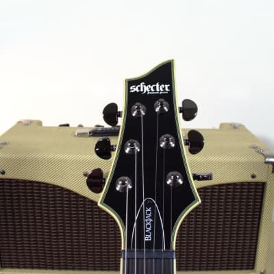 Schecter C-1- Blackjack - Electric Guitar – Gloss Black – W/Gigbag image 7