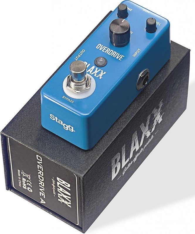 Blaxx by Stagg Model BX-DRIVE A Electric Guitar Overdrive Effect Pedal image 1