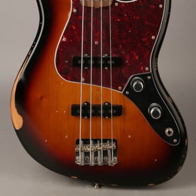Fender 60th Anniversary Road Worn '60s Jazz Bass - 2020 - Sunburst image 2