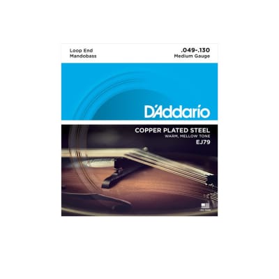 D'Addario J79 Copper Mandobass Strings 49-130