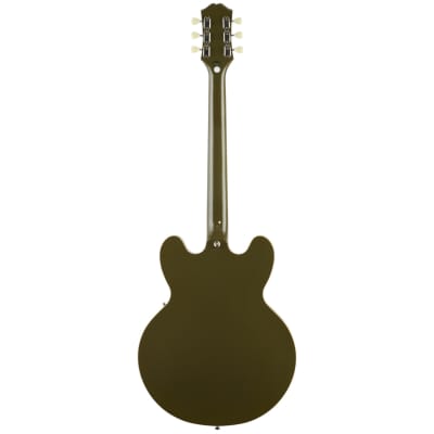 Epiphone ES-335 Electric Guitar, Olive Drab Green image 6