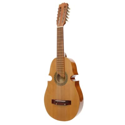 Paracho Elite Santiago 10-String Puerto Rican Classical Cuatro Guitar, Natural image 4