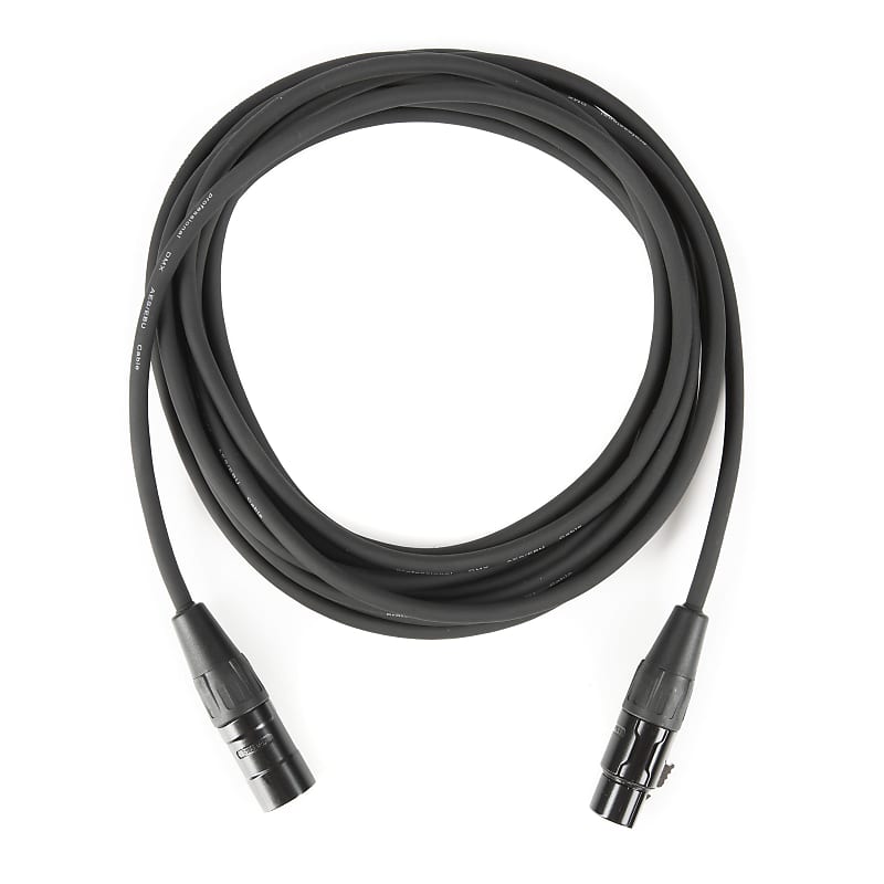 Lightmaxx Ultra Series Pin Dmx Cable M Black Dmx Cable Reverb