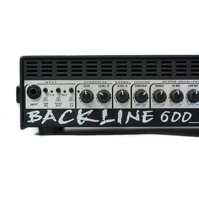 Gallien-Krueger Backline 600 2-Channel 300-Watt Bass Amp Head