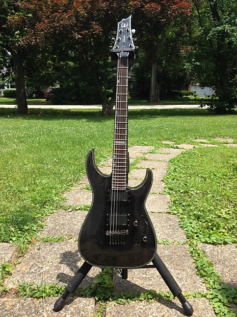 ESP LTD H1001 Deluxe, See-Thru Black | Reverb ESP LTD H1001 Deluxe, See-Thru Black | Reverb