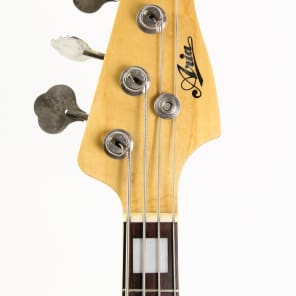 Aria Jazz Bass Copy 1980s Sunburst | Reverb