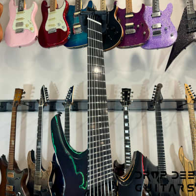 Ormsby Custom Shop Goliath Black Friday Rainbow Multiscale 7-String Electric Guitar w/ Bag-Black Friday Rainbow image 11