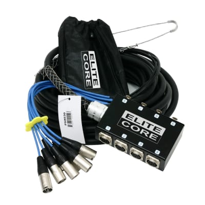 Elite Core 8 Channel 30' Sub Stage Studio XLR Mic Pro Audio Snake PS8030 image 1