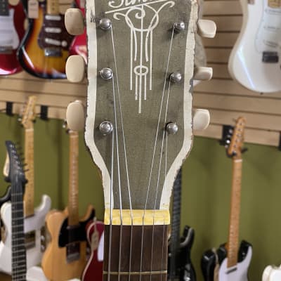 1950s Silvertone Kentucky Blue Hollow Body Vintage Acoustic Guitar image 4